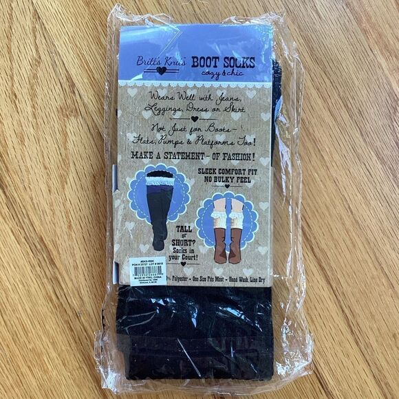Britt’s Knits Boot Socks - Picture 2 of 2